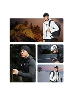 Kšiltovka Rockbros YDM002 tencel + vlna univerzální velikost - černá