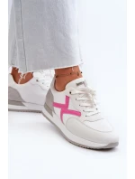 Dámské tenisky na platformě INBLU IN000362 Bílé