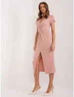 DHJ SK 17302K šaty.93 tmavě růžová DHJ SK 17302K šaty.93 tmavě růžová