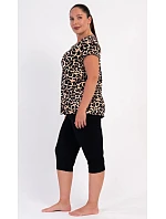 Dámské pyžamo kapri Leopard