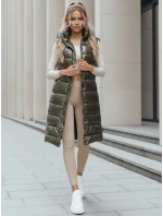 Dámská prošívaná vesta GANTINI zelená FashionStreet TY3747