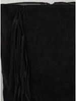 Dámské semišové černé boty FashionStreet ZY1337 Dámské semišové černé boty FashionStreet ZY1337