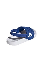 Dětské žabky adidas Adilette Estrap 2.0, bílo-modré, HQ9196