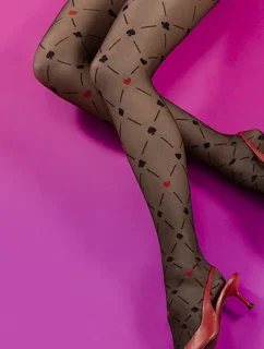 Fiore Poker 15 DEN G6080 barva:černá