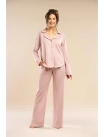 Belle Reverie MK 42 Blush Hour pyžamo délka/r S-L rozepínací Belle Reverie MK 42 Blush Hour pyžamo délka/r S-L rozepínací