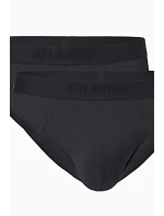 Pánské slipy 2 pack 016 graphite - Atlantic Pánské slipy 2 pack 016 graphite - Atlantic