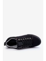 Pánské nízké Materiál tenisky Big Star KK174002 Černá Pánské nízké Materiál tenisky Big Star KK174002 Černá