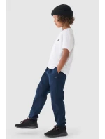 Chlapecké Kalhoty Jogger Casual Hladké 4F Tmavě Modré 4FJWMM00TTROM0812-31S