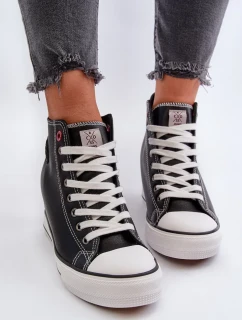 Dámské tenisky na klínku Cross Jeans Black