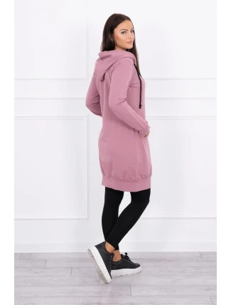 Mikina s kapucí tmavě růžová Mikina s kapucí tmavě růžová