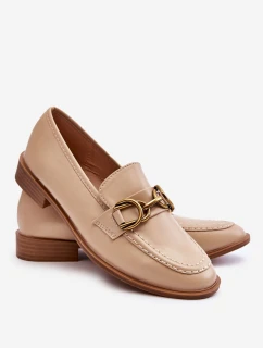 Klasické dámské mokasíny Béžové Lorien