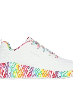 Dámské tenisky Skechers UNA LITE EXUBERANT HEARTS 177976 WMLT