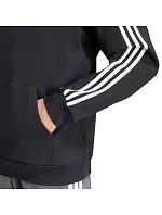 Pánská mikina adidas Essentials 3-Stripes French Terry Hoodie, černá, KY6605