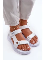 Dámské Sandály Big Star bílé FF274A603