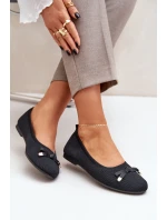 Síťované Baletky S Mašlí Černé Bianila Síťované Baletky S Mašlí Černé Bianila