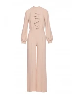 S420 Kombinéza s volánem - béžová