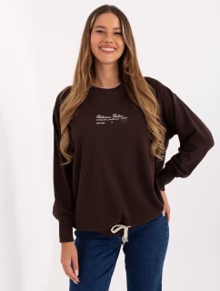 Dámská halenka RV BL A870.45 tmavě hnědá - FPrice