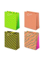 Paw T-2L SET 152 Fluo Chekerboard bag Paw T-2L SET 152 Fluo Chekerboard bag