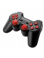 Gamepad Esperanza EGG106R (PC, PS2, PS3; barva černá, barva červená)