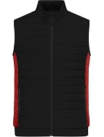 Daiber JN 1864 Pánská vesta s podšívkou 02.1864 black/red melange Daiber JN 1864 Pánská vesta s podšívkou 02.1864 black/red melange