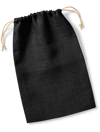 Westford Mill W 415 Jutový pytel se stahovacími šňůrkami 50.0415 black/natural Westford Mill W 415 Jutový pytel se stahovacími šňůrkami 50.0415 black/natural