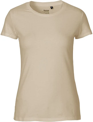 Neutral O 81001 Dámské tričko z bio bavlny 77.8101 sand Neutral O 81001 Dámské tričko z bio bavlny 77.8101 sand