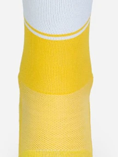 Mr. Socks L 05010 Sportovní ponožky "Ballersocks Light" 88.5010 yellow/white