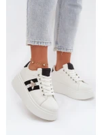 Dámské tenisky na platformě s bílým přívěskem Palvessa