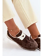 Kožené tenisky Vinceza Dámské 86427 Čokoládové