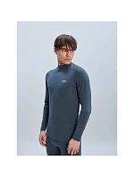 Cyklistické tričko POC M's Layer Merino Mock Neck Jersey, šedé