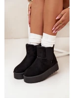 Dámské Sněhule S Elastickým Vložením Černé Kiora