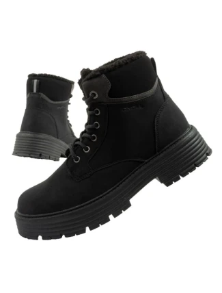 Boty O'neill winter trappers dámské kotníkové boty zateplené módní černé dámské Boty O'neill winter trappers dámské kotníkové boty zateplené módní černé dámské