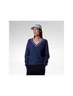 Dámský svetr ROSSIGNOL W Knitted V Neck, tmavě modrý Dámský svetr ROSSIGNOL W Knitted V Neck, tmavě modrý