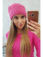 Dámská čepice Elora K336 tmavě růžová