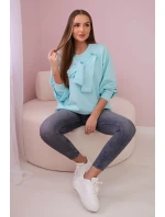 Bavlněná halenka s mašlí mincovna Bavlněná halenka s mašlí mincovna