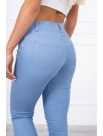 Barevné kalhoty z lehkého denimu Barevné kalhoty z lehkého denimu