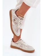 Dámské tenisky Daniel Lopez Just Dare SS2D4032 Zvířecí vzor Béžové