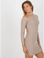 Dámské šaty NM SK NG 2315 tmavě lila Dámské šaty NM SK NG 2315 tmavě lila