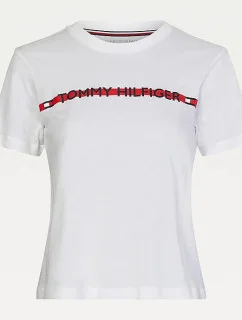 Dámské Tričko s krátkým rukávem UW0UW02551-YBR - Tommy Hilfiger