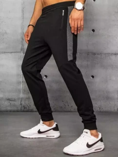 Pánské černé tepláky FashionStreet UX3237