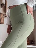 Dámské sportovní legíny FITTATO zelené FashionStreet UY2603