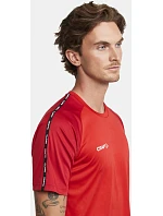 Craft Teamwear Squad Go Contrast Jersey M Pánské kontrastní sportovní tričko 82.2725 white Craft Teamwear Squad Go Contrast Jersey M Pánské kontrastní sportovní tričko 82.2725 white