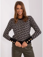 Jumper AT SW 2342.46P černý a béžový