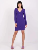 Šaty RV SK 7438.17 tmavě fialová