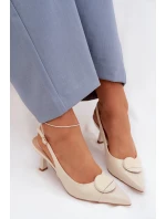 Sandály na podpatku  model 225219 Step in style