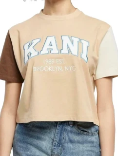 Karl Kani Tričko Serif Crop Block W 6130858