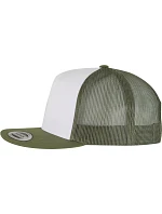 Flexfit 6006 5 panelová Trucker kšiltovka 55.6006 olive/white/loden Flexfit 6006 5 panelová Trucker kšiltovka 55.6006 olive/white/loden
