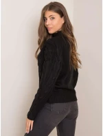 Dámský svetr EM SW PL5296 99 černý Dámský svetr EM SW PL5296 99 černý