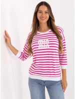 Halenka RV BZ A790.47 bílá růžová Halenka RV BZ A790.47 bílá růžová