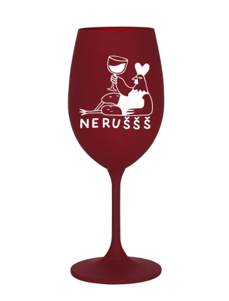 NERUŠŠŠ - bordó sklenice na víno 350 ml